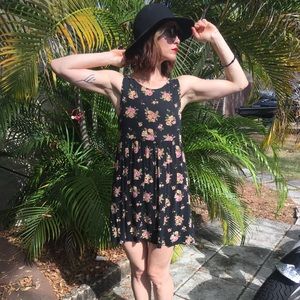 Boho babydoll loose floral dress